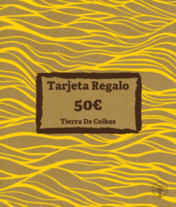 Tarjeta Regalo 50 € - Tierra de Ceibas - Tarjetas Regalo de Cosmética Orgánica