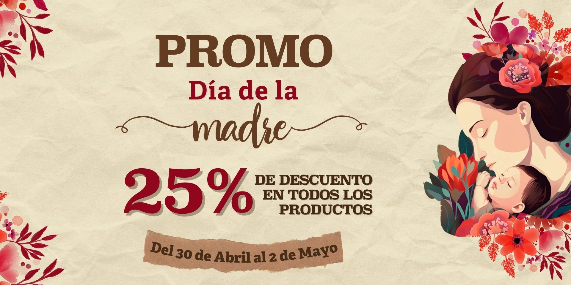 Promo Día de la Madre - Regala Cosmética Orgánica - Tierra de Ceibas